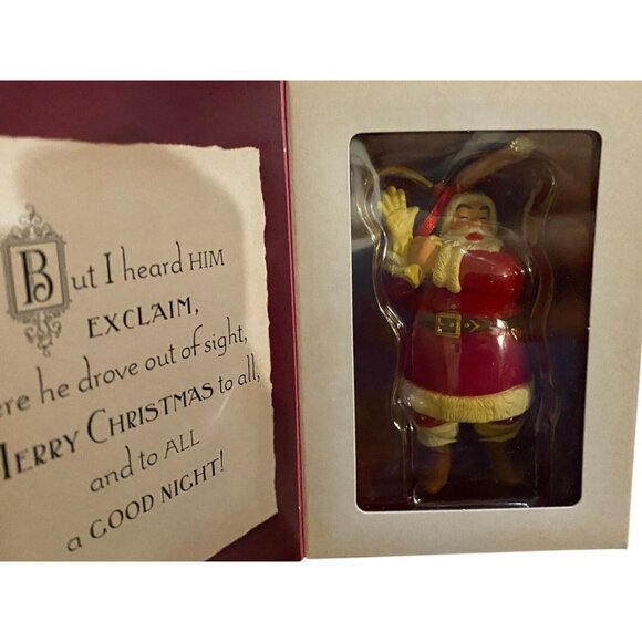 Hallmark Keepsake Twas The Night Before Christmas Ornament Set Clement Moore 01' - Picture 4 of 6